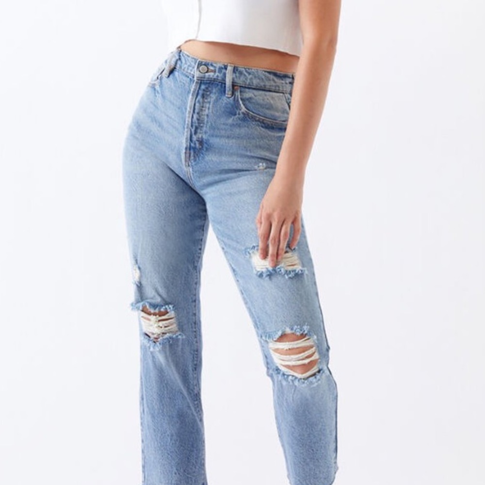 pacsun high rise mom jeans